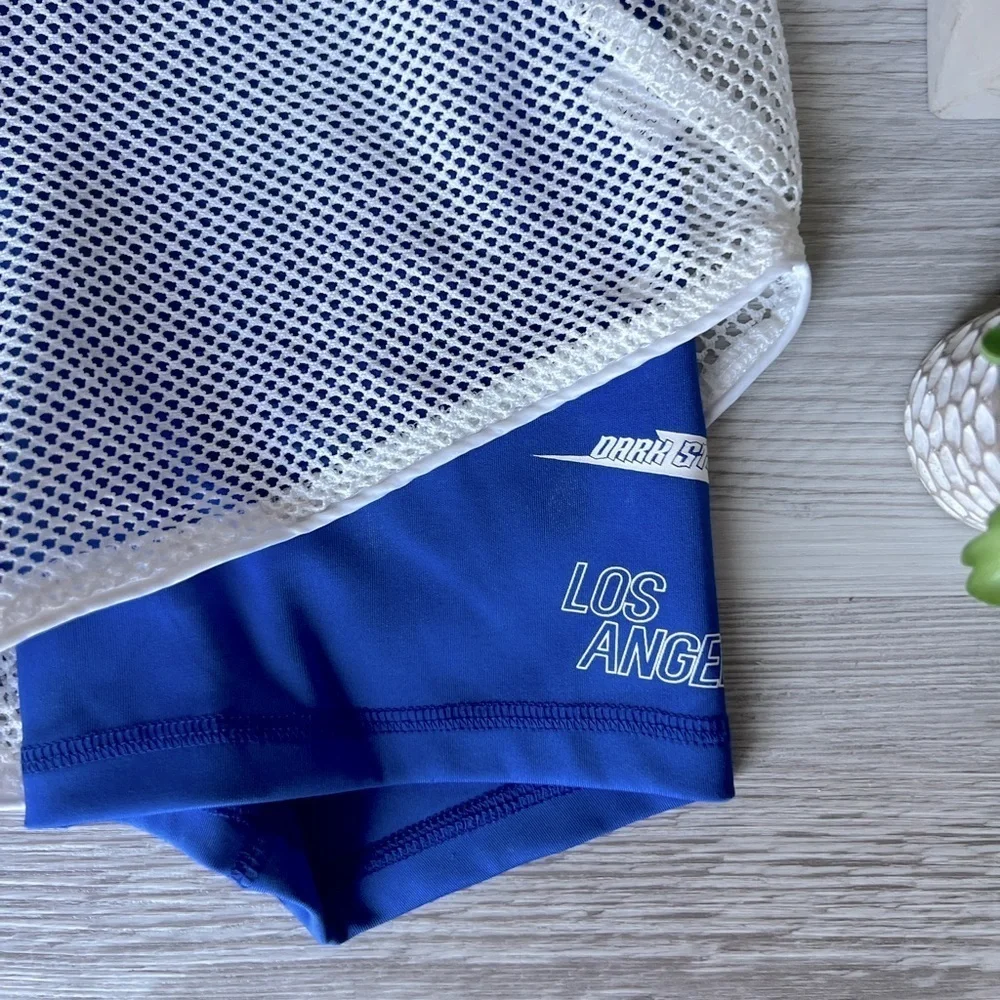 LF mesh overlay bike shorts size XS NWT